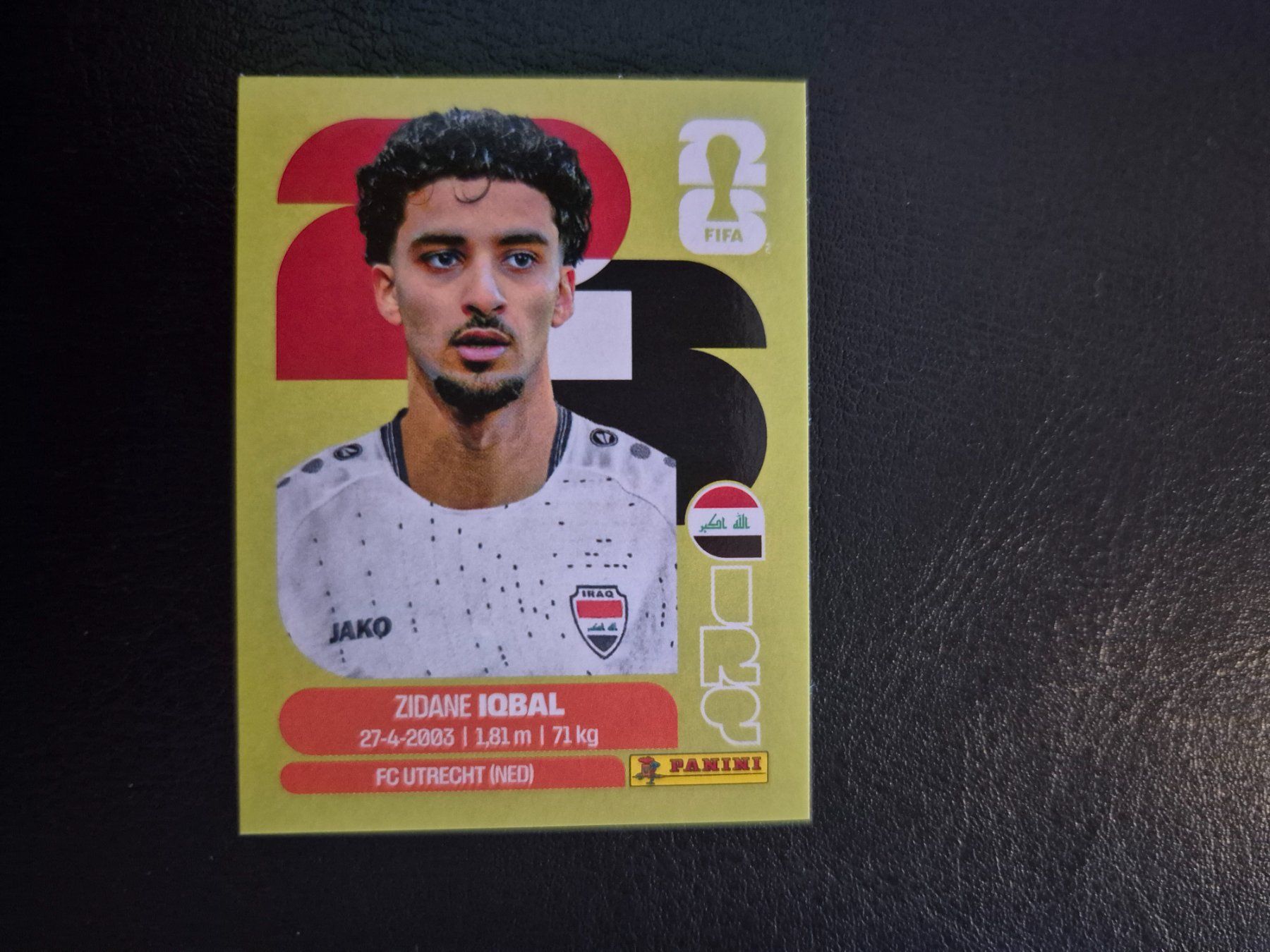 Panini Carte collezionabili: Panini WM 26 IRQ 9 – Nuovo (secondo la descrizione) da Rorschacherberg venduto da AJ3108