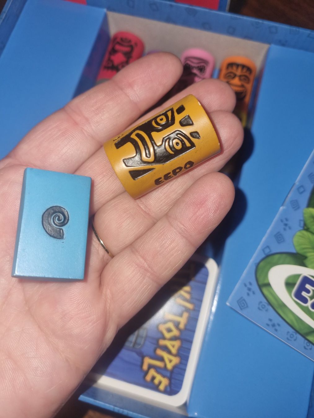 Giochi: Tiki Topple-Jeu de société Schmidt – Usato da Fribourg venduto da jarmilka 5