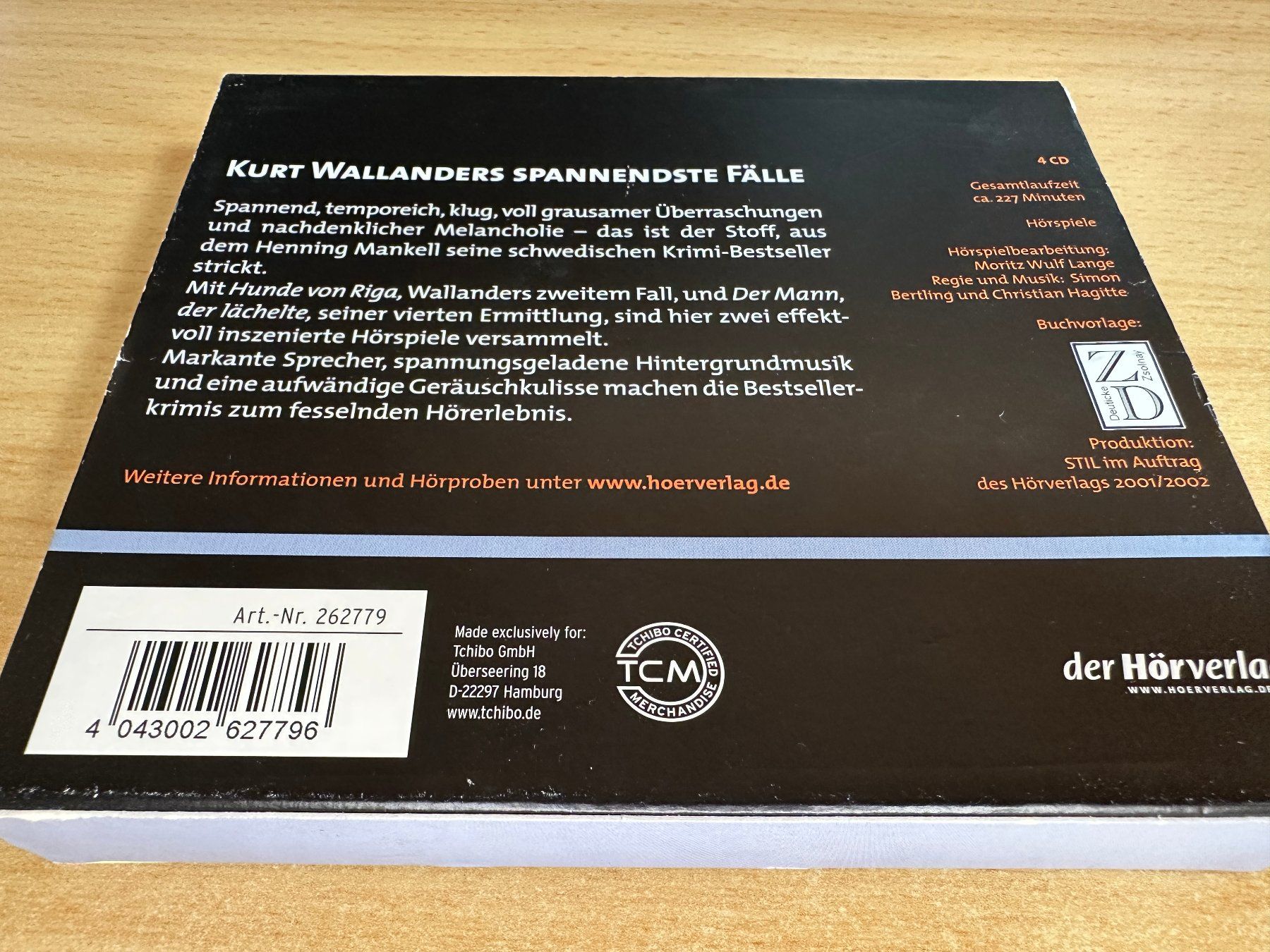 Audiolibri: Henning Mankell - Hunde von Riga & Der Mann, der lächelte – Usato da Rikon im Tösstal venduto da Alpenmutz 1
