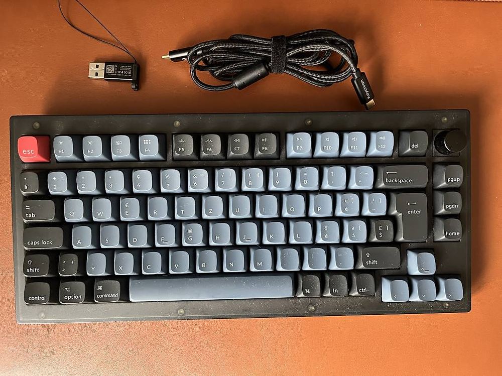 Keychron V1 Frosted Black Red Switch Mechanical Keyboard | Kaufen auf ...