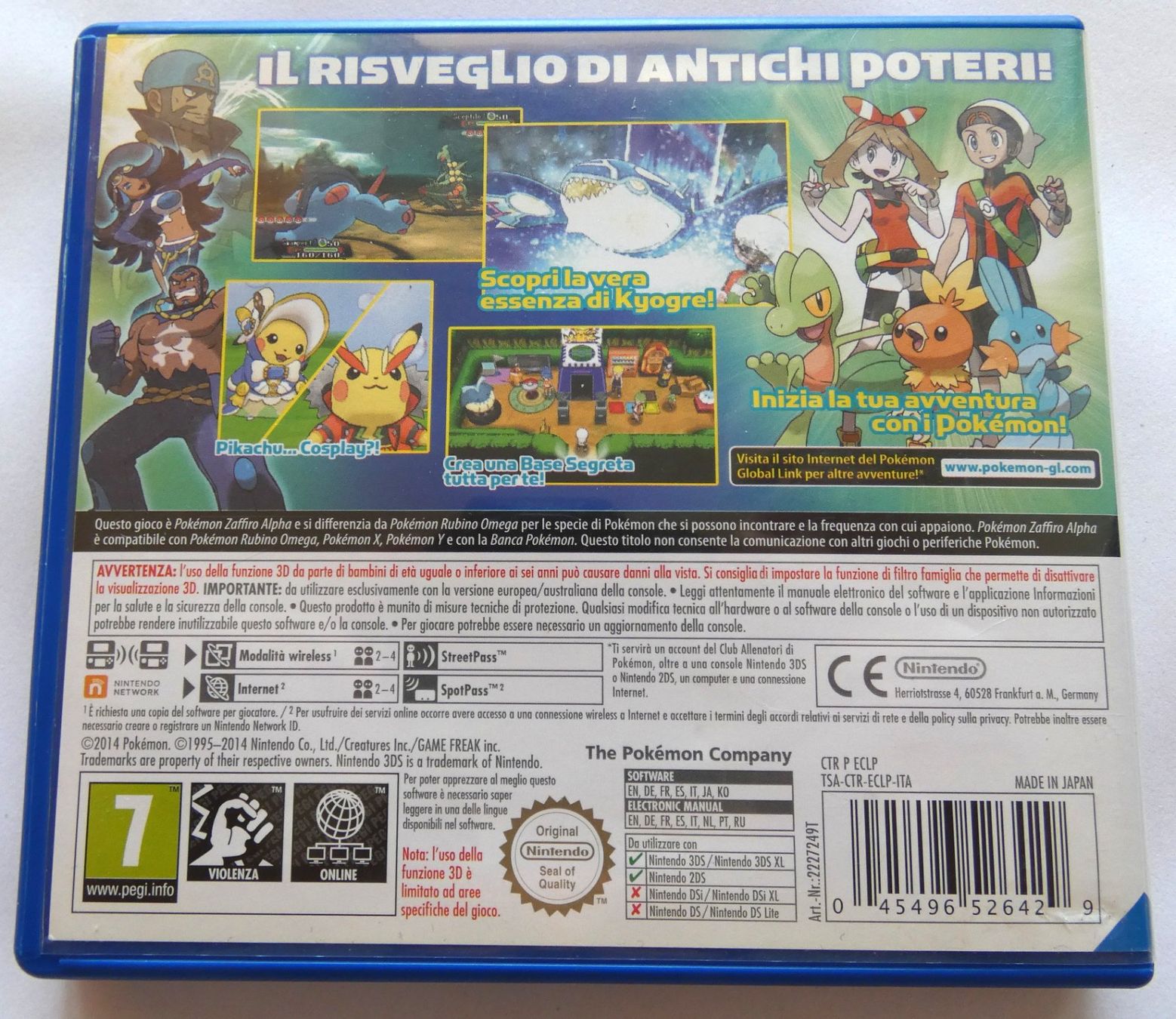 Pokémon Jeux: Nintendo 3DS - POKEMON Sapphire Alpha – D'occasion à La Sarraz par classicworldcoins 1