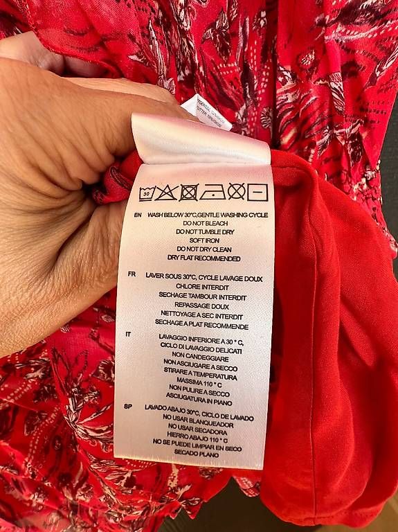 Vestiti: IRO Paris Kleid, Modell Beaumont, Grösse 40 - Rot – Usato da Reinach BL venduto da Tom4142CH 3