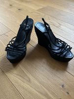 Sandales daim noir