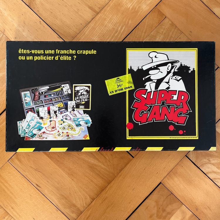 jeu de societe super gang de 1984 marque ludodelire