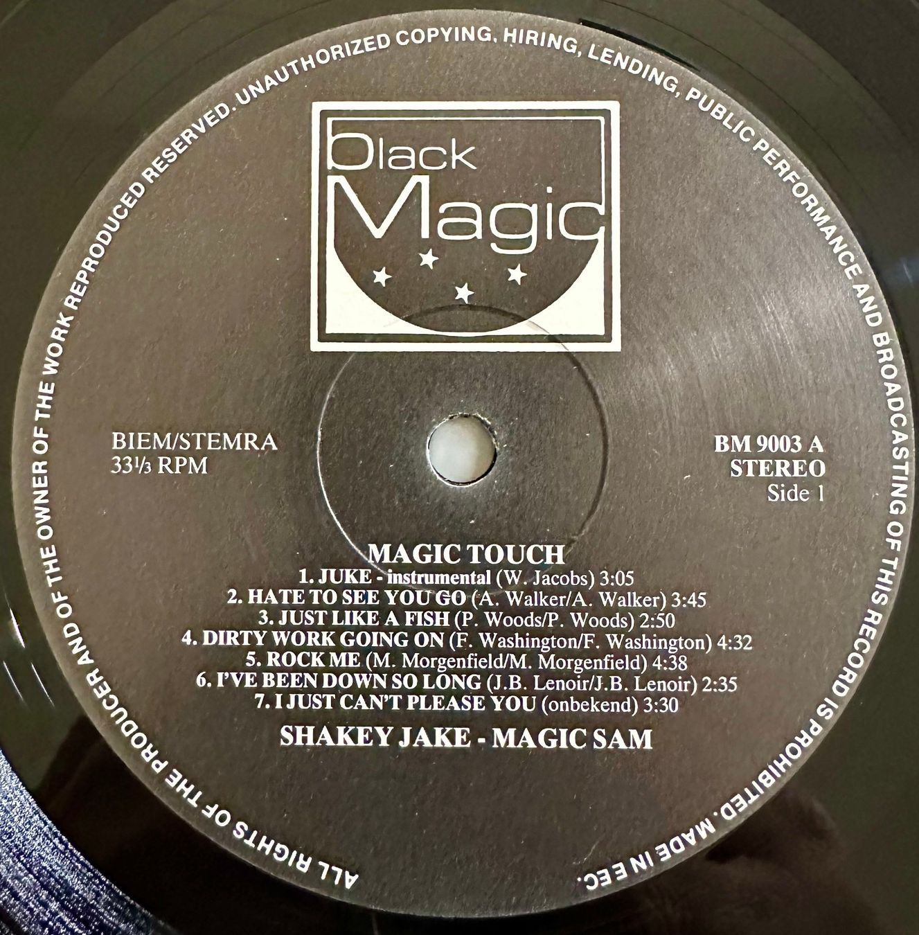 Schallplatten: Magic Sam - Magic Touch (Live) // LP: VG++; Sleeve: VG++ – Gebraucht aus Zürich von saltbee 2