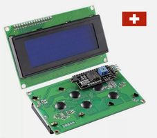 LCD 2004 I2C Modul Display 20x4 Zeichen Beleuchtung Blau
