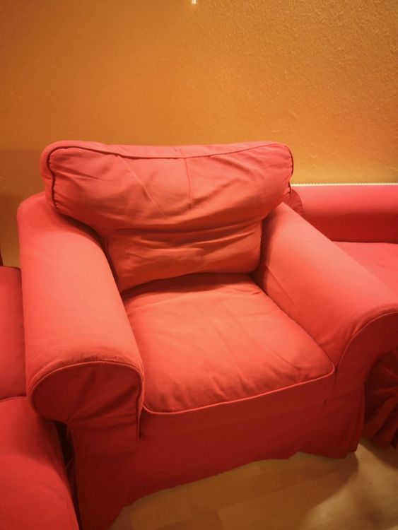 4 rote Ikea Sessel Kaufen auf Ricardo