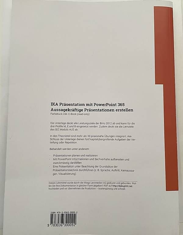 Bücher: IKA Präsentation mit PowerPoint 365 – Gebraucht aus Unterseen von ten_pxn8 1