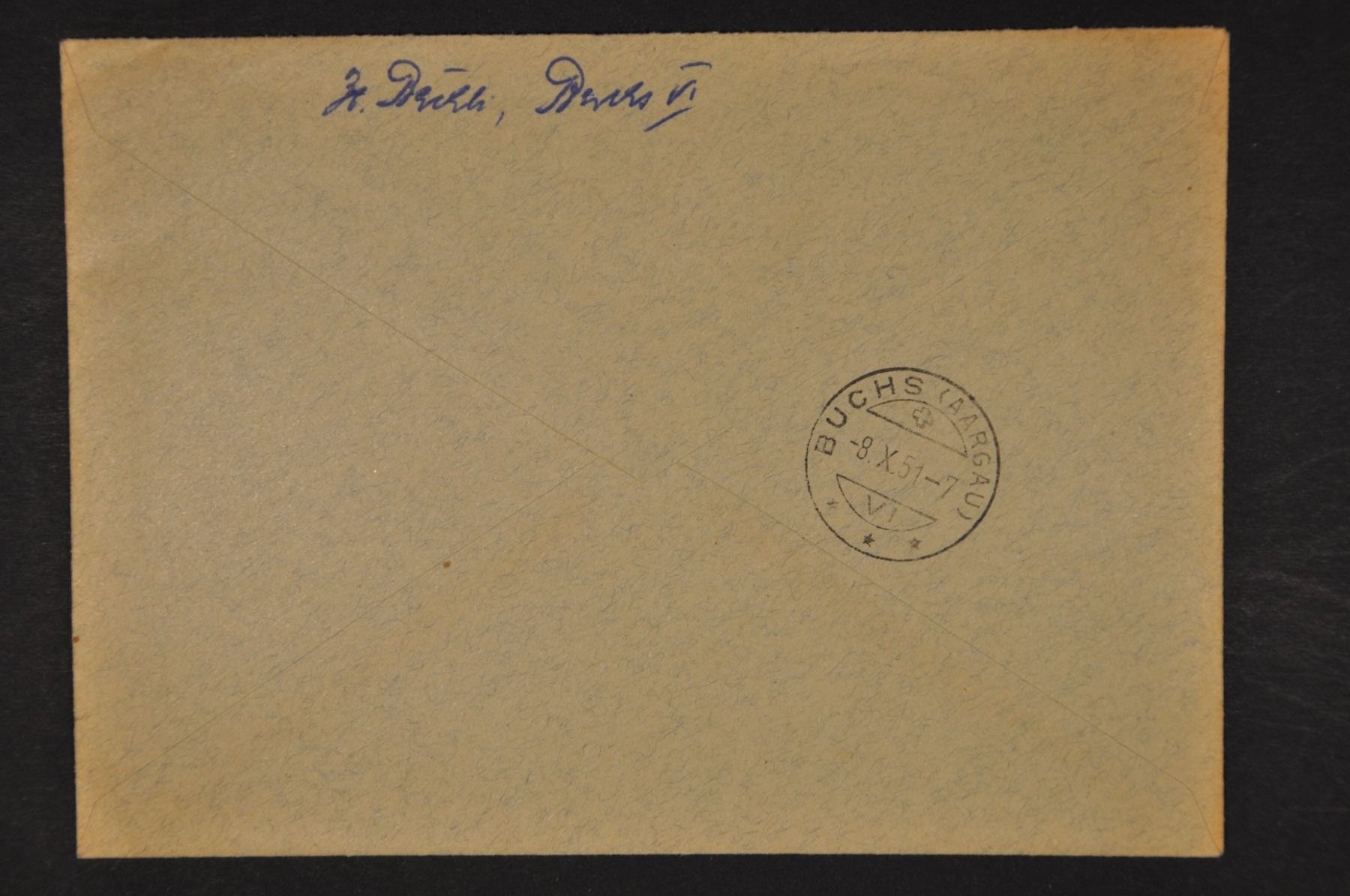 Alle Briefmarken: 1951 W32 auf R-Brief – Gebraucht aus Wolfhalden von Zinauktion 1