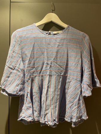 Blaue Bluse von Mango, Gr. S