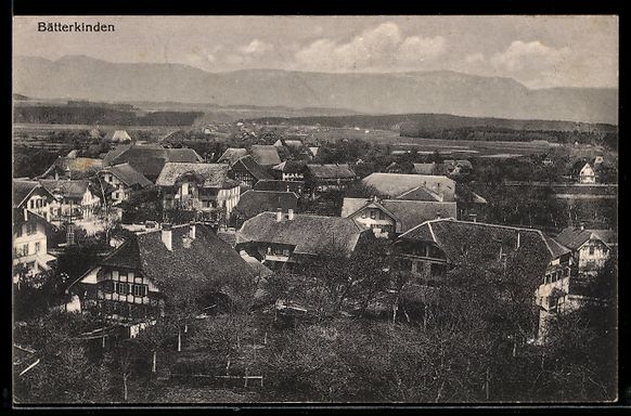 Cartoline postali: AK Bätterkinden, Ortsansicht – Usato da Berlin venduto da bartko-reher