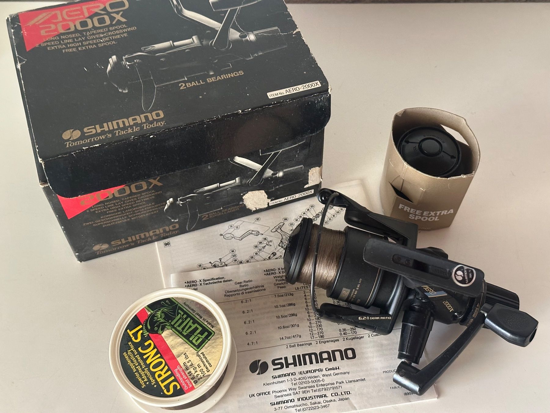 Shimano Canne da pesca: Shimano Spule Aero 2000x – Usato da Aarburg venduto da flacon05