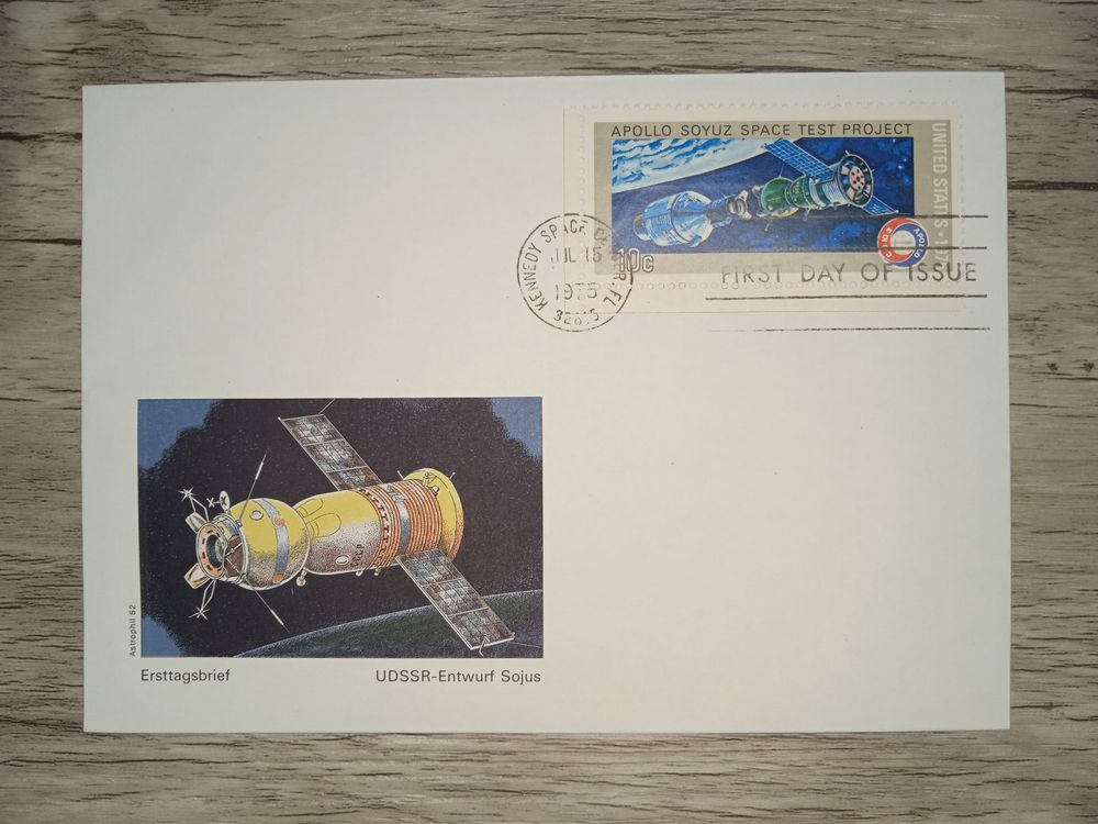 LU1 Enveloppe + Timbre CCCP 1975 Theme Space | Kaufen auf Ricardo