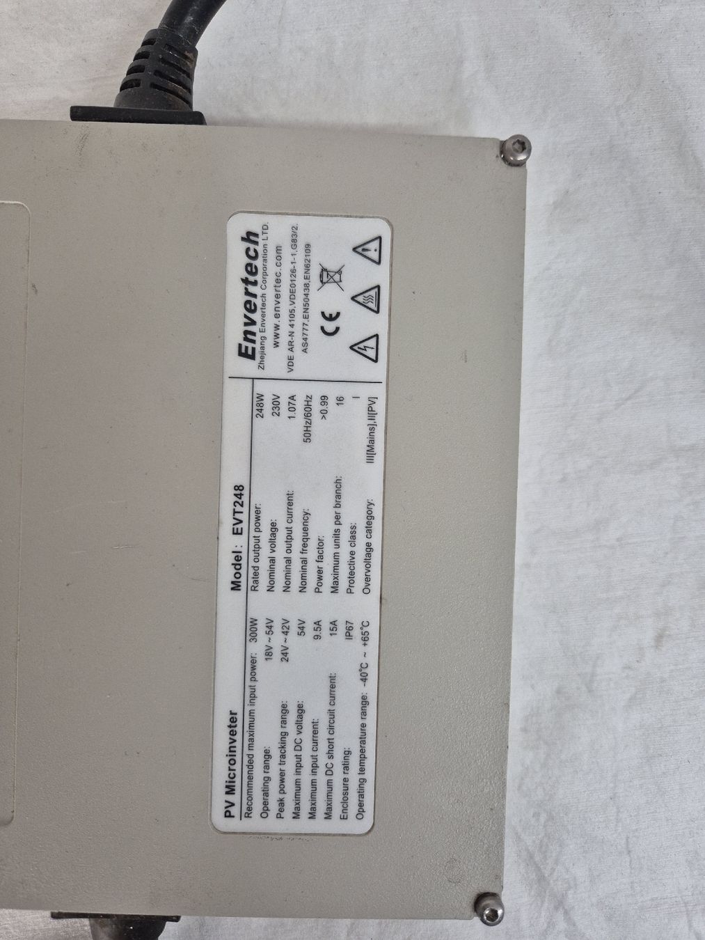 Wechselrichter: PV Microinveter Seeyes Model: EVT248 – Gebraucht aus Möhlin von ire_526p 2