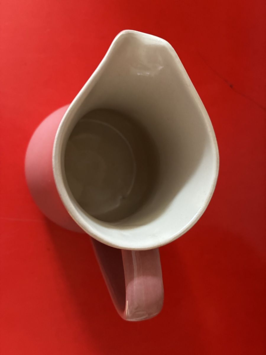 Caraffe: Steingut Milchkrug 50er – Usato da Lengnau BE venduto da Warmbrodt 1