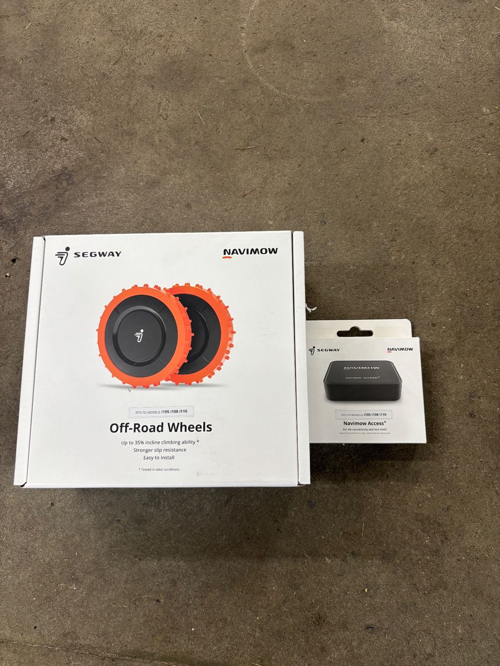 Segway Tagliaerba: Segway Navimow Offroad Räder und Navimow Access + – Nuovo e nell'imballaggio originale da Seeberg venduto da hidi96