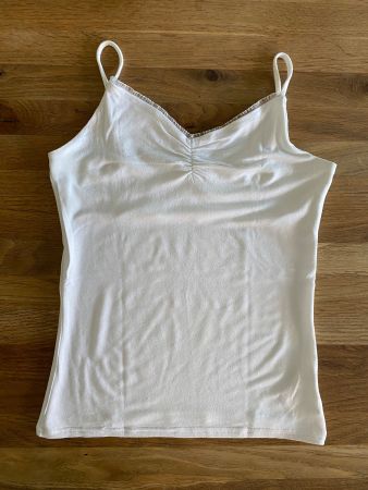 Sommertop von ORSAY, Gr. M, Viskose und Elasthan