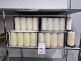 500 Posten Kerzen aus Liquidation