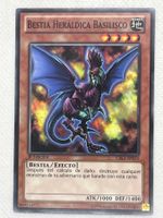 Yu-Gi-Oh! Karte: Bestia Heráldica Basilisco - Selten!