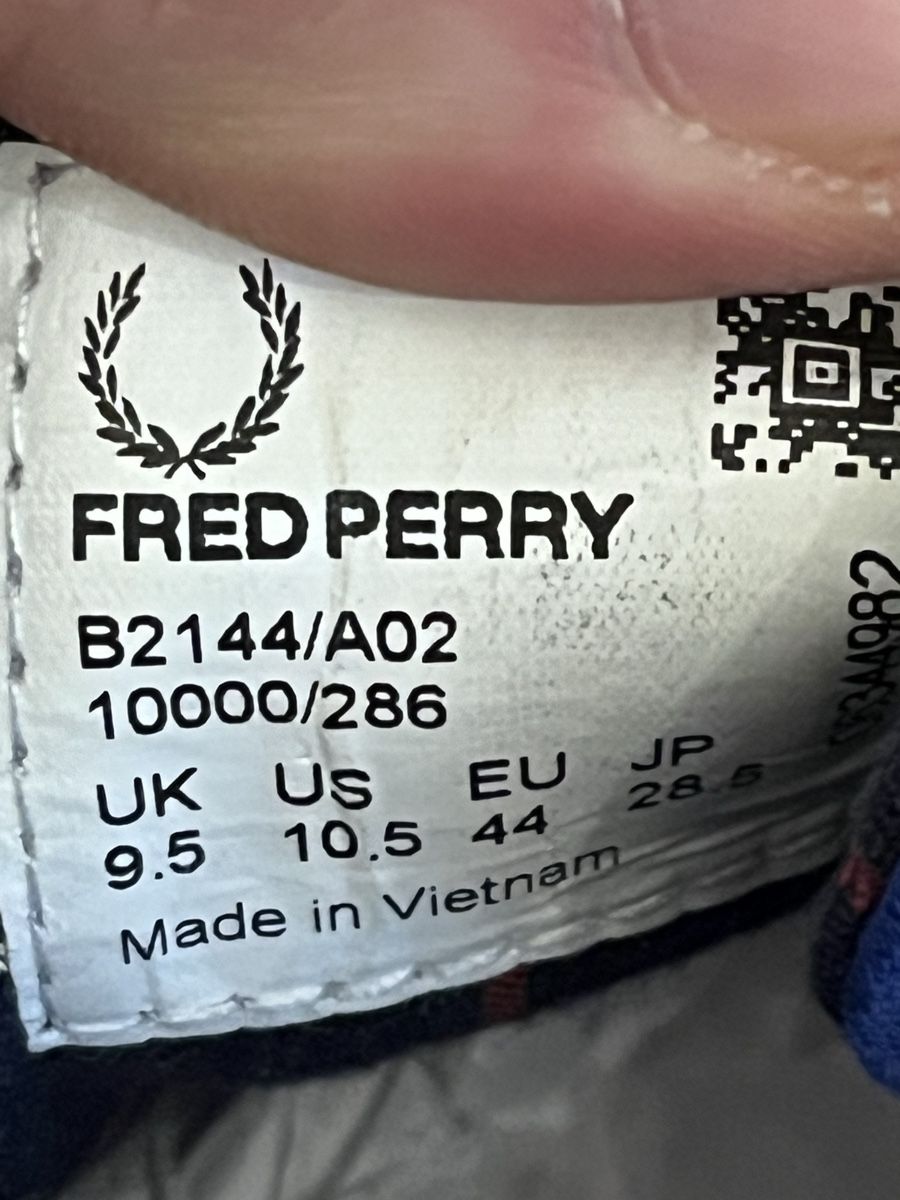 Fred Perry Scarpe da uomo: Fred Perry Sneaker blau Gr. 44 UK 9.5 US 10.5 – Usato da Zürich venduto da Luca-g79 3