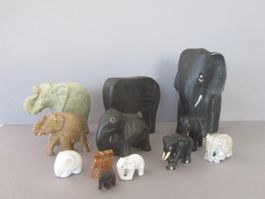 Elefanten-Sammlung: 12 Exotische Glücksbringer