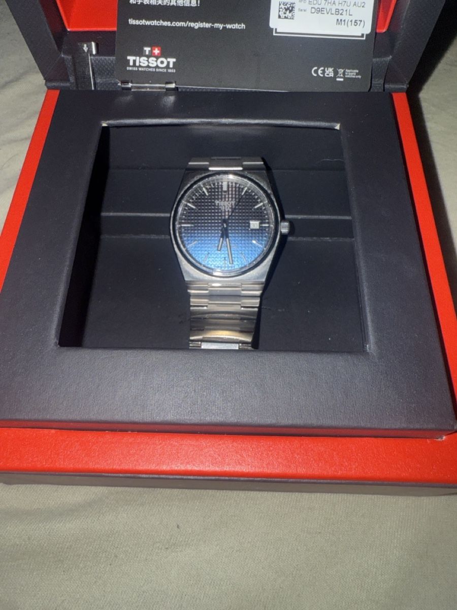 Montre Tissot PRX Powermatic 80 cadran bleu automatique (Gebraucht) in ...
