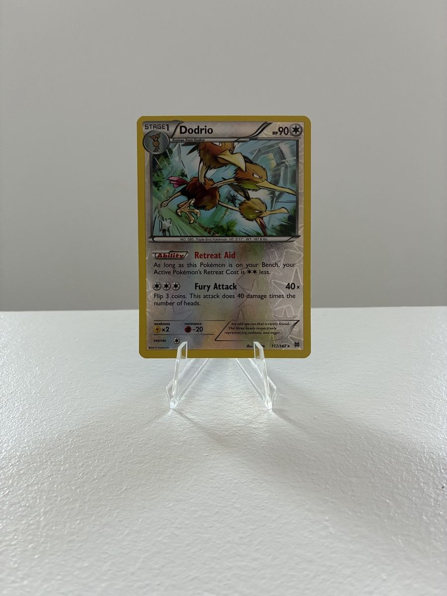 Pokémon Sammelbilder & Trading cards: Carta Pokemon Dodrio 117/162 – Neu (gemäss Beschreibung) aus Taverne von nad02026