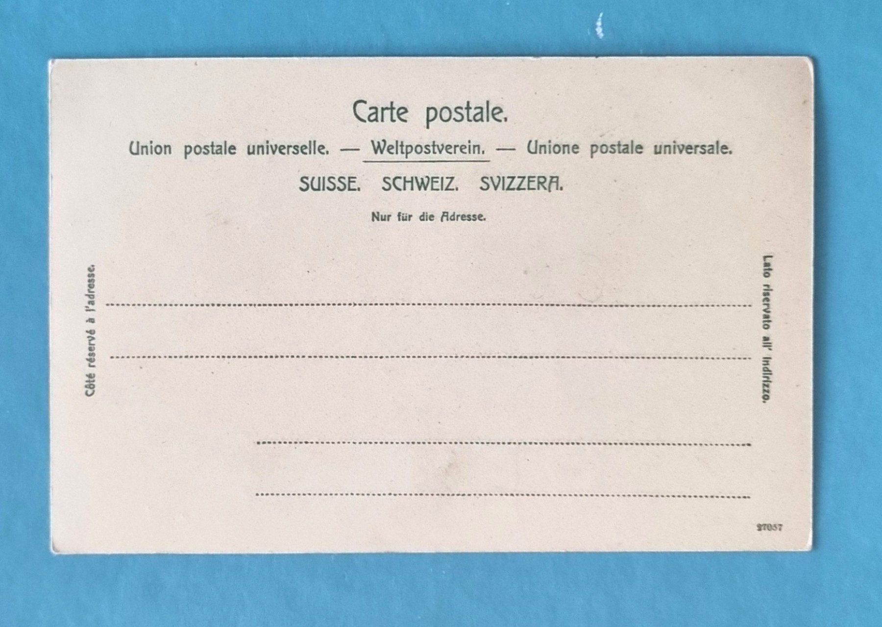 Ansichtskarten: Amriswil - Bahnhof - Eisenbahn -  Poststrasse – Gebraucht aus Rothrist von RROENK 1