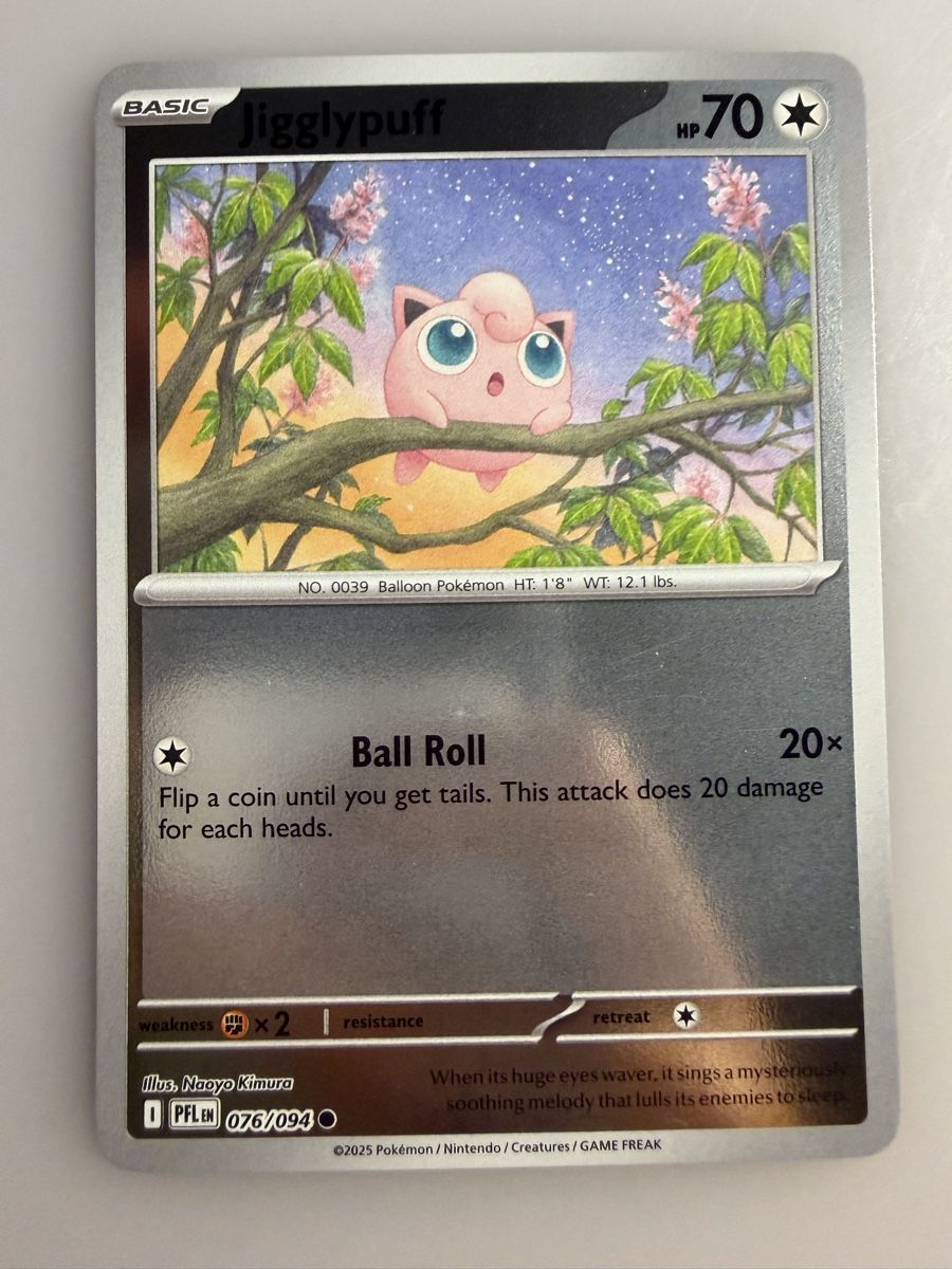Pokémon Sammelbilder & Trading cards: Jigglypuff (PFL076) – Neu (gemäss Beschreibung) aus Vevey von Matx