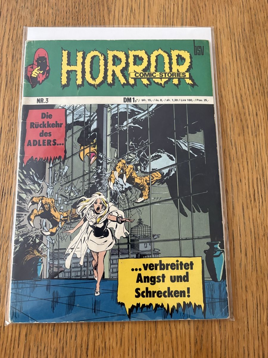Fumetti: Horror BSV nummer 3!!!! Sehr selten  – Usato da Wangen b. Dübendorf venduto da Antiz1210