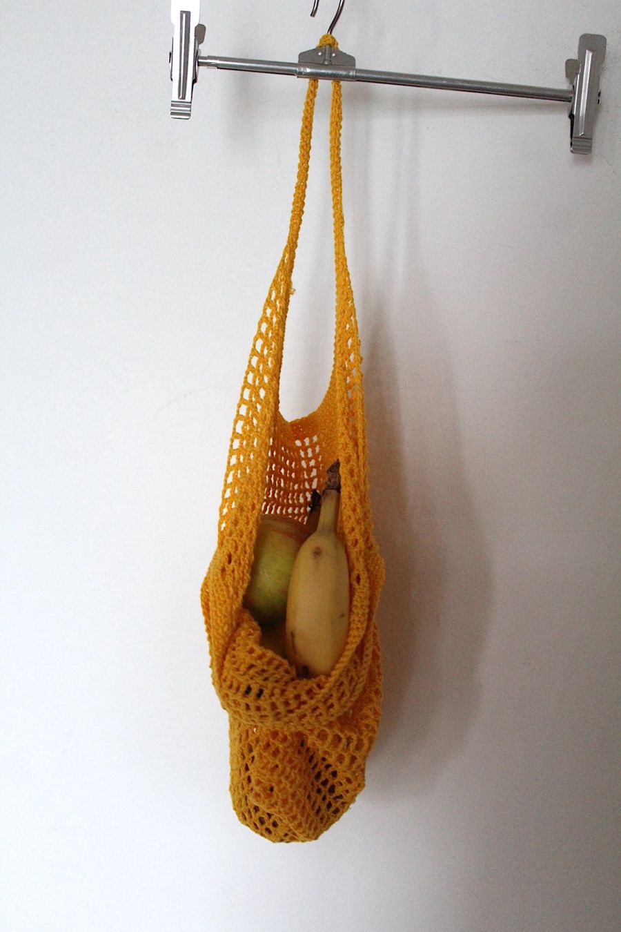 Borse: Neue, Gelbe Häkeltasche, Handmade – Usato da Locarno venduto da fripui