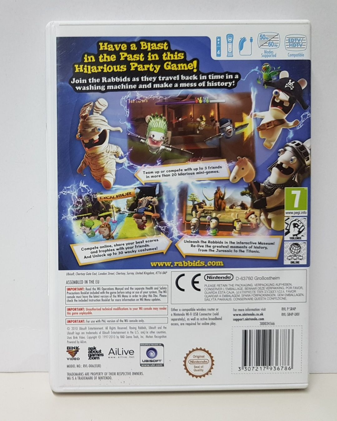 Nintendo Giochi: Wii  Raving Rabbids Travel in Time – Usato da Schüpfheim venduto da Game-Paradis 1