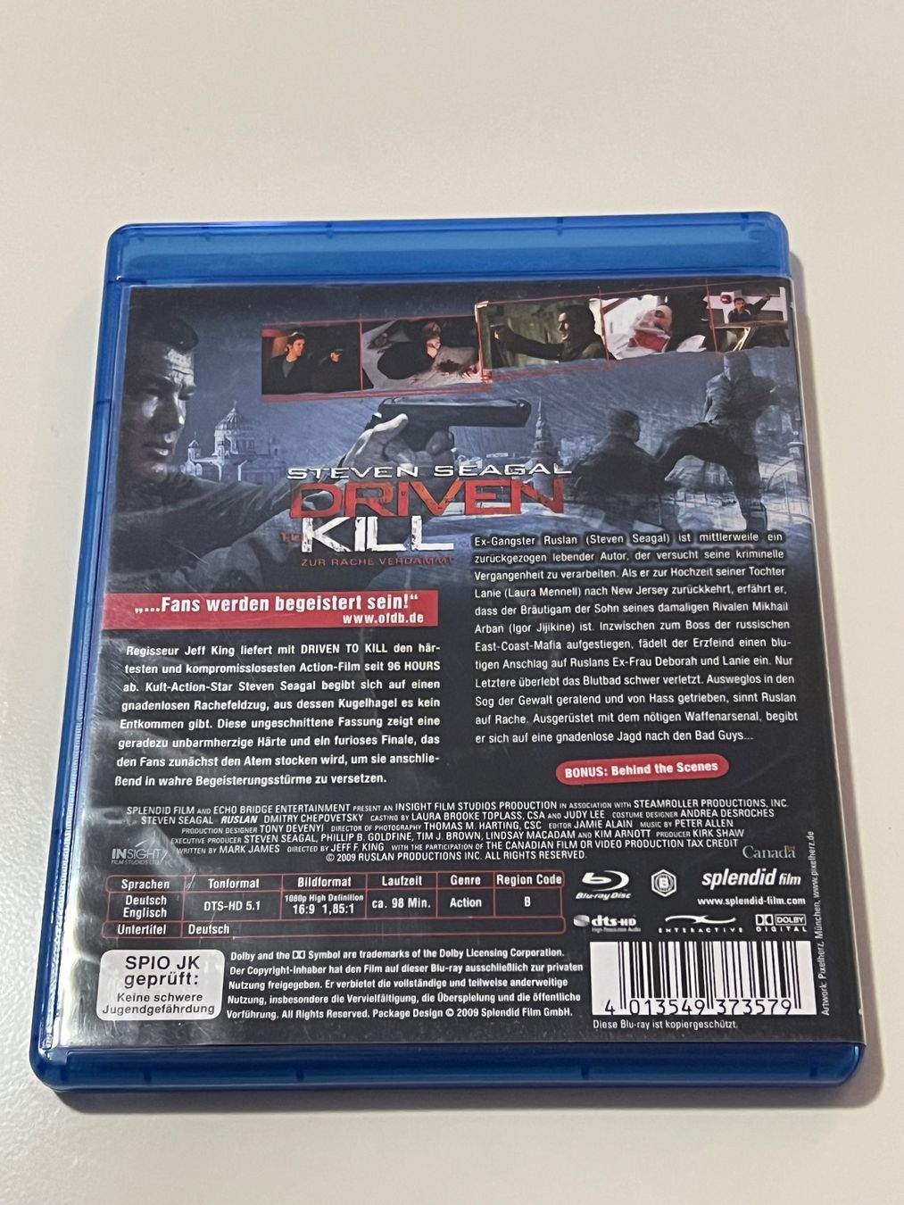 Tutti i DVDs: Blu-ray Steven Seagal - Driven to Kill - Uncut – Nuovo (secondo la descrizione) da Altstätten SG venduto da sheamus 1