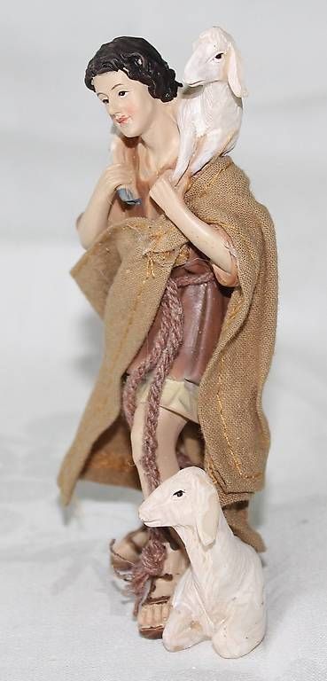 Figuren: Hirte Ankleidefigur mit Schaf – Gebraucht aus Moosseedorf von Tigerlily1 1