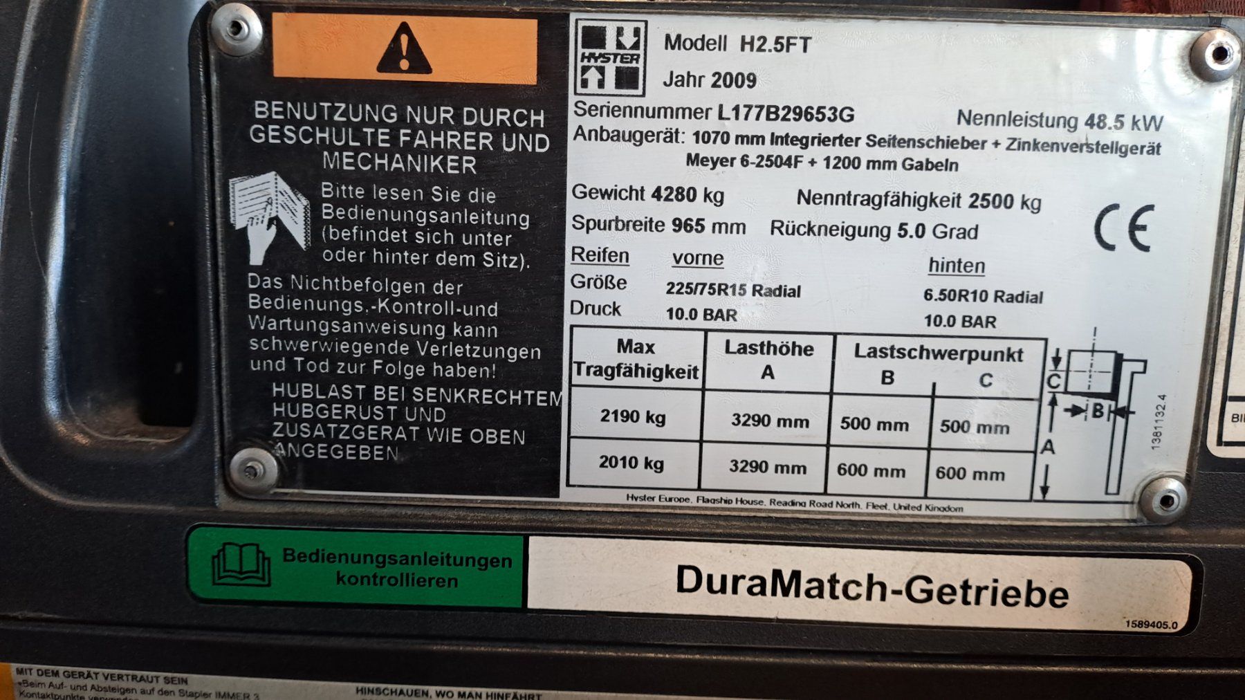 Gabelstapler & Hubwagen: Hyster H2.5FT – Gebraucht aus Flums von BartholetFlumsAG 7