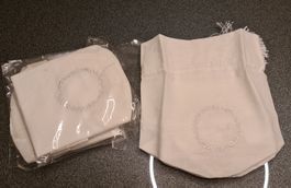 Drei Stoffsäckchen für Geschenke, neu
