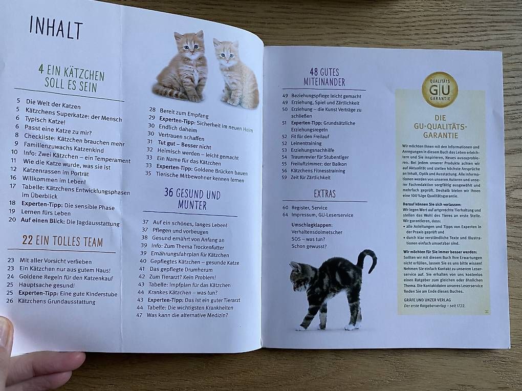 Bücher: Ratgeber "Unser Kätzchen", neuwertig – Gebraucht aus Olten von jen_5nsj 2