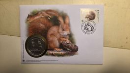 2007 Medallienbrief WWF Europäisches Eichhörnchen