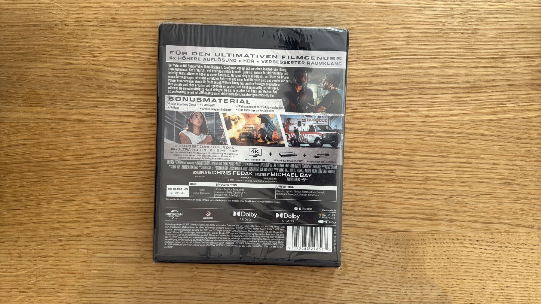 Tutti i DVDs: Ambulance  - 4K UHD Blu-Ray – Nuovo e nell'imballaggio originale da Wallisellen venduto da Art_Vendorlay 1