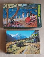 2 Puzzles 1x500 und 1x 750 pro Stk.