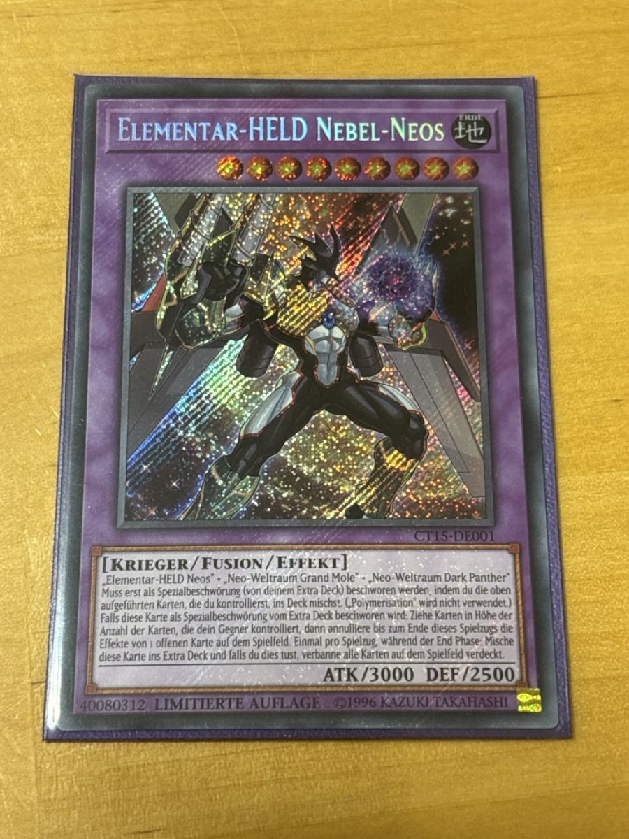 Yugioh Carte collezionabili: Elementar-Held Nebel-Neos  Limitierte Auflage CT15-DE001 – Usato da Speicherschwendi venduto da YugisKartenKammer