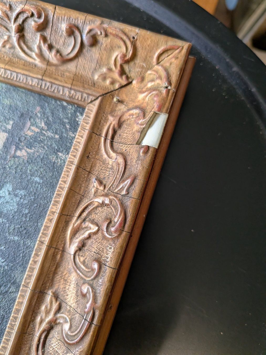 Gemälde: Antikes Gemälde Monogramm F.S. – Gebraucht aus Emmen von magelan 4
