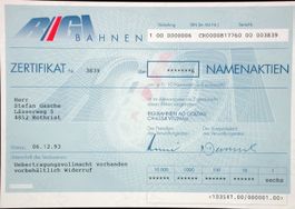 Rigi-Bahnen AG. Vitznau - 1993