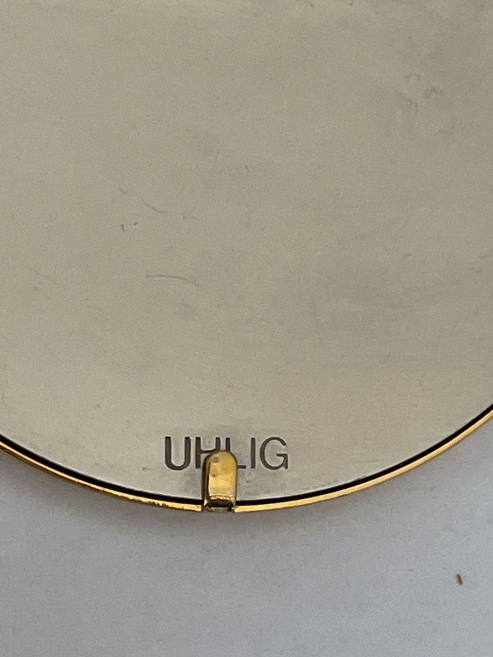 Broschen & Nadeln: Runde vintage Brosche von Uhlig – Gebraucht aus St. Gallen von Gallus8 2