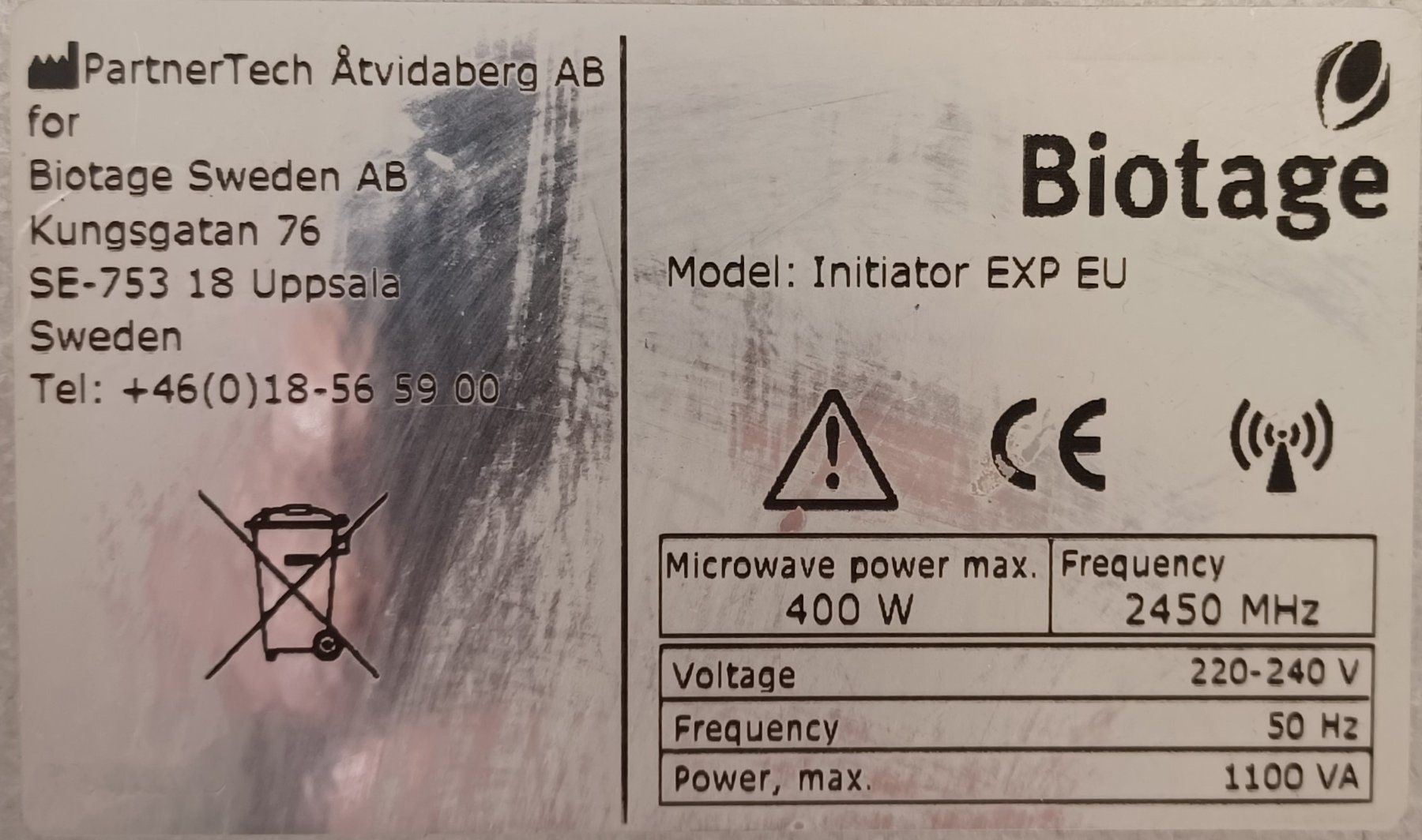 Laborzubehör: Biotage Initiator EXP EU & Robot Eight Microwave reactor – Defekt aus Niederdorf von LeptonAG_Labor 9