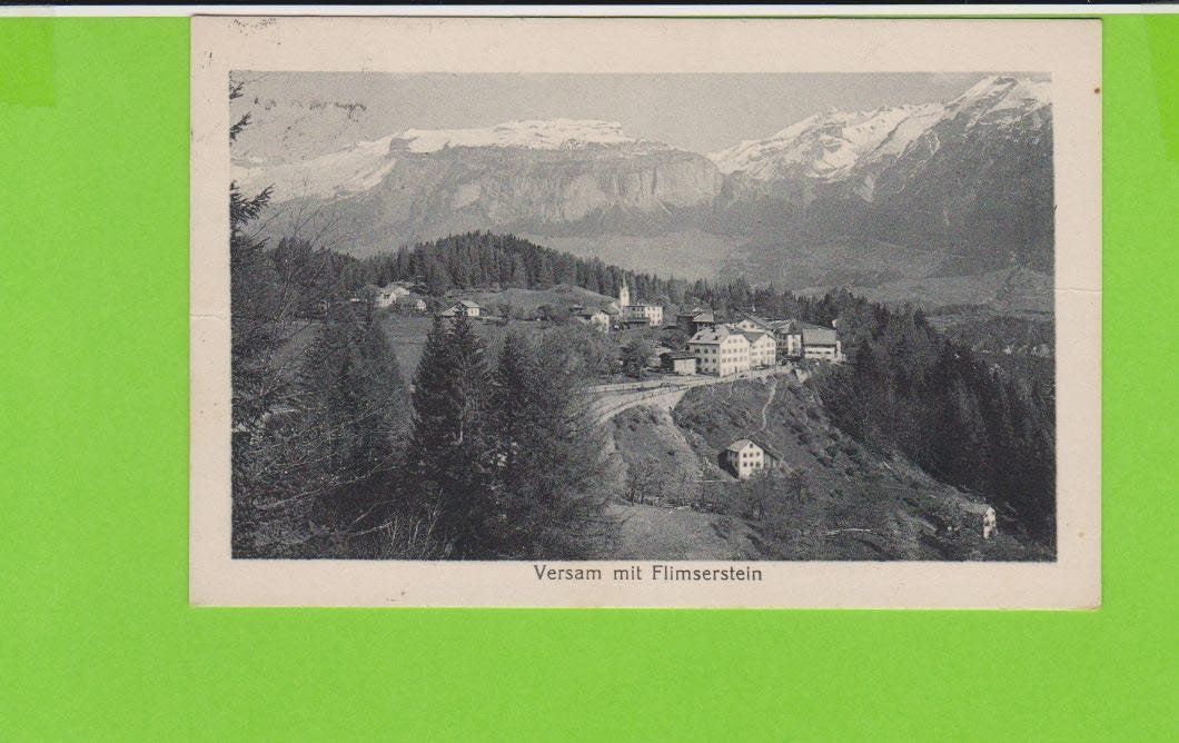 Cartoline postali: Versam  -  antike Ansichtskarte – Usato da Vitznau venduto da Ropaku