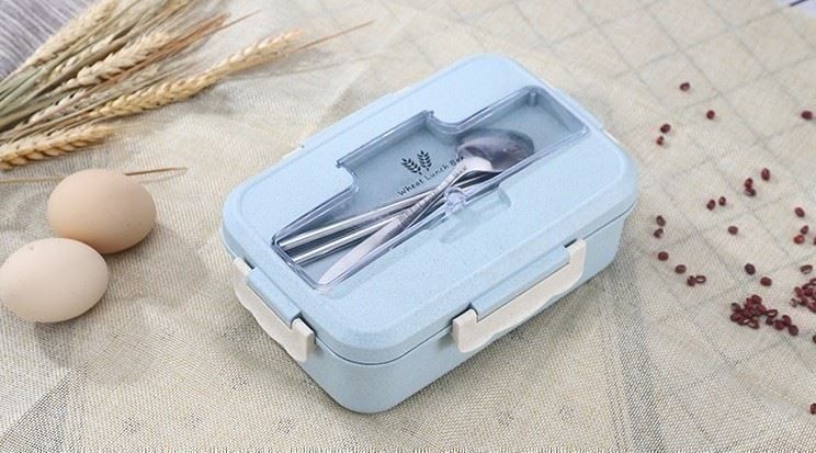 Contenitori & Simili: Mikrowellengeeignete Lunchbox + Besteck – Nuovo (secondo la descrizione) da Wittenbach venduto da ChinaSeidenstrasse 4
