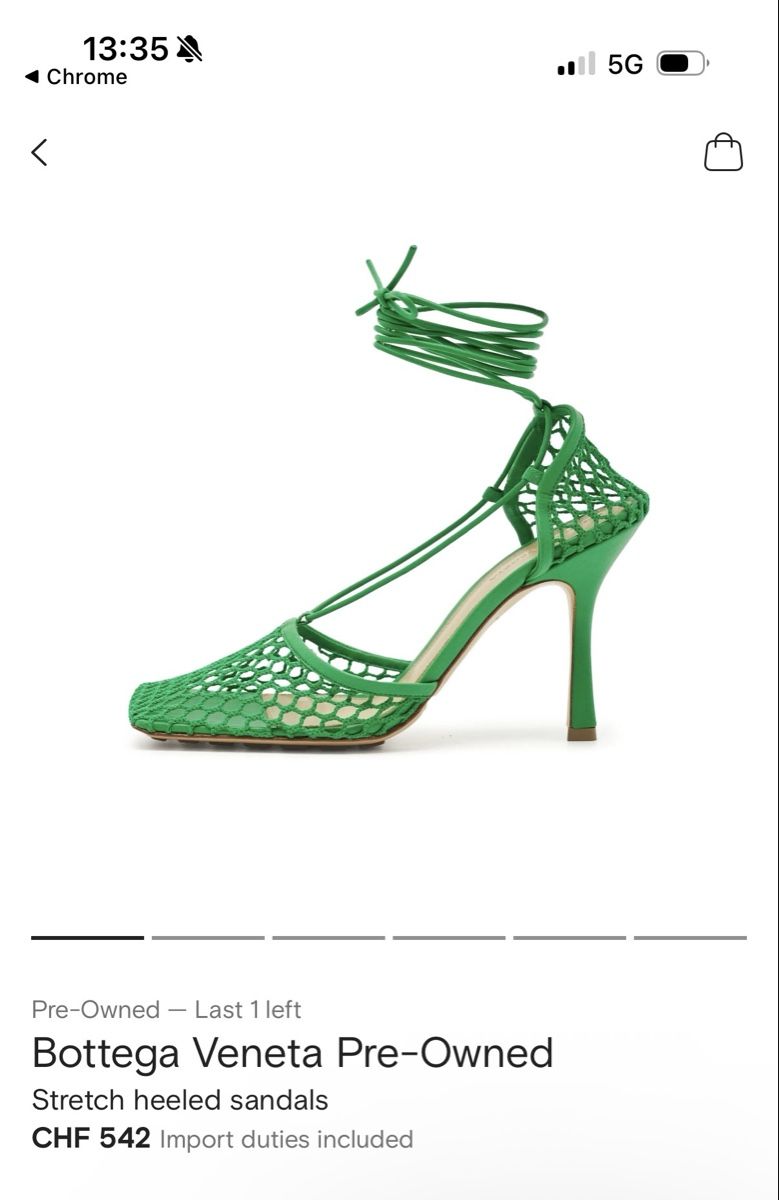 Bottega Veneta Scarpe da donna: BOTTEGA VENETA SANDALS 38 - unworn – Nuovo (secondo la descrizione) da Baden venduto da agora_newgeneration 4