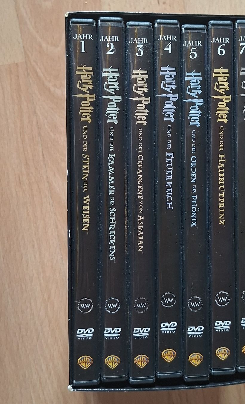 Tutti i DVDs: Harry Potter DVD Box Set – 7 Teile – Usato da Kriegstetten venduto da vsp_9gwr