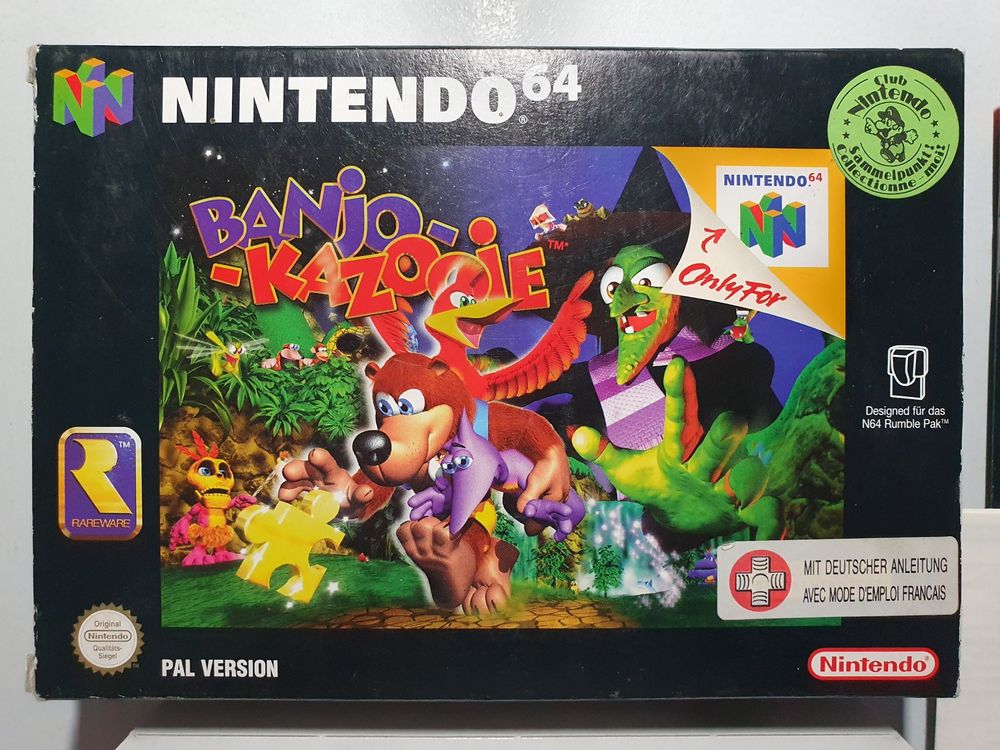 Banjo Tooie / Banjo-Tooie / Nintendo 64 N64 / PAL / NUS-EUR-1 NEU6